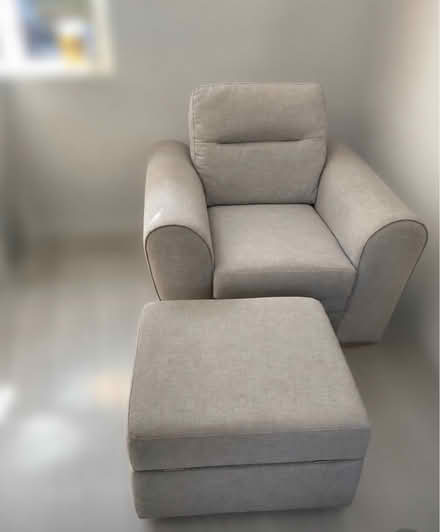 Photo of free Armchair and ottoman (Lightwater GU18) #1