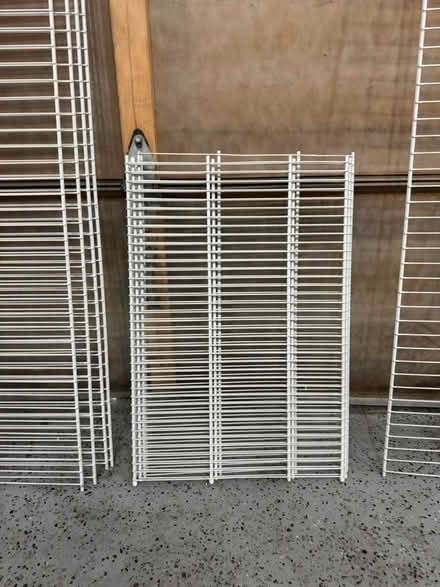Photo of free Closetmaid White Metal Shelf (Caltrain San Antonio Station) #3