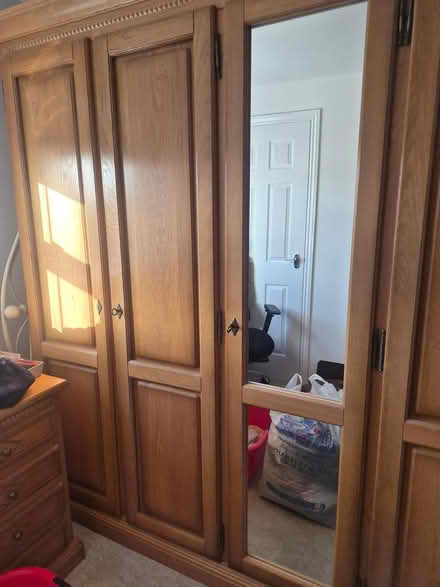 Photo of free Solid Oak 5 Door Wardrobe (Stanley DH9) #1