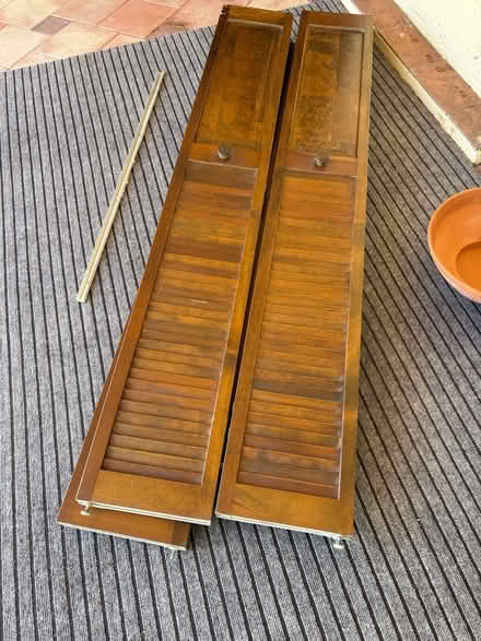 Photo of free 4 wood bi fold closet doors (Pembroke Pines) #1