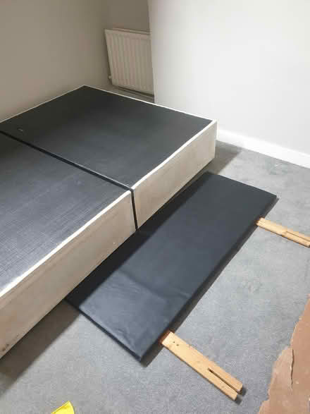 Photo of free Double bed base with headboard (Ringsend) #2