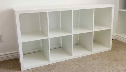 Photo of IKEA Kallax 4 x 2 white unit (Rathmines, D6) #1