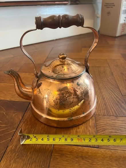 Photo of free Vintage copper kettle (Latchford WA4) #1
