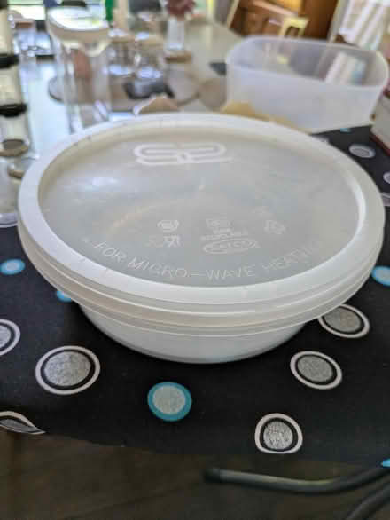 Photo of free Round plastic containers (Addlestone KT15) #1