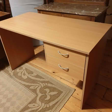 Photo of free 2 Drawer Desk, beech effect (Westbere CT2) #3