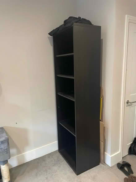 Photo of free Black Ikea wooden shelf (Epsom kt17) #3
