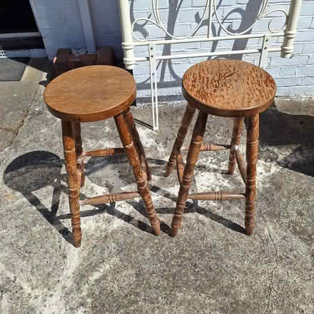 Photo of free Two wooden stools (Southall) #1