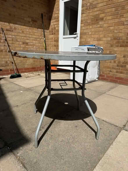 Photo of free Outdoor table (West Felton SY11) #2