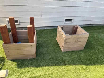 Photo of free Timbertech faux wood planters (Redwood city) #1