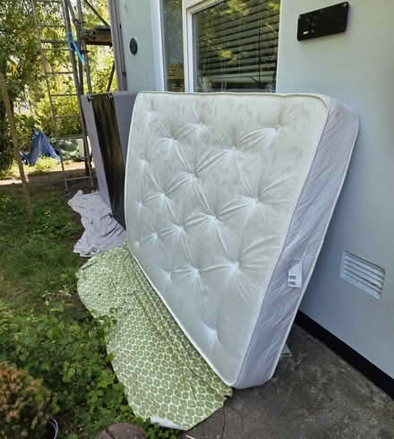 Photo of free Double Divan Bed & Mattress (St Blazey, Cornwall) #1