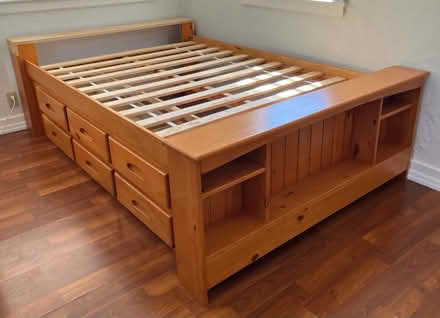 Photo of free Bed frame (double) (Santa Fe neighborhood Oakland) #1