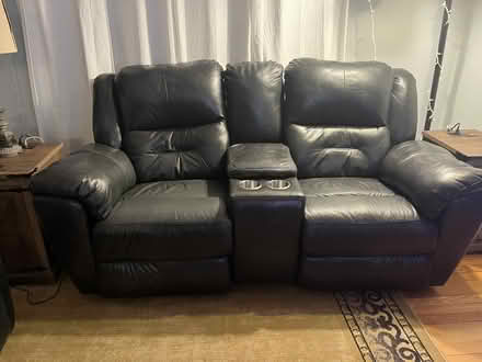 Photo of free Leather sofa and loveseat (East Bridgewater) #2