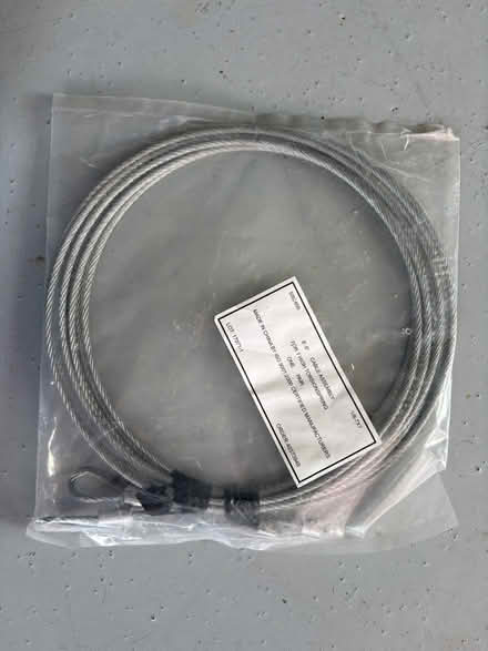 Photo of free Garage door tension cables (Hwy 76, Rancho Del Oro, O’side) #1
