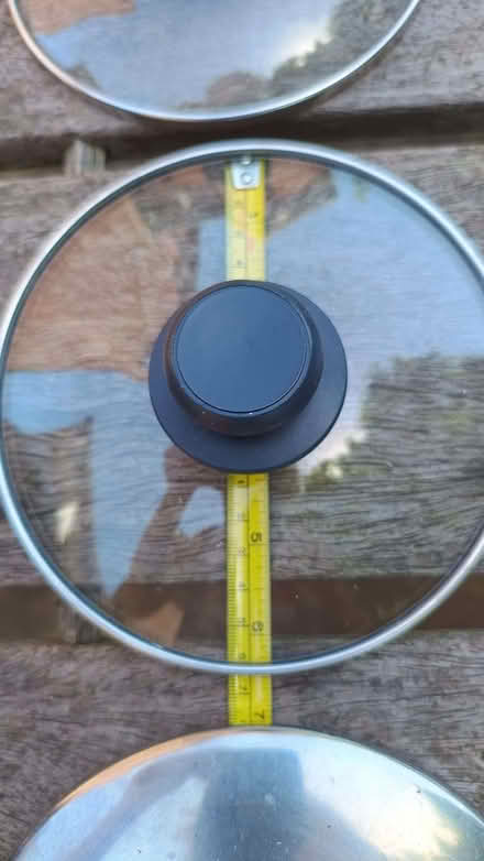 Photo of free 5 saucepan lids - mostly small (The Nurserylands TW12) #1