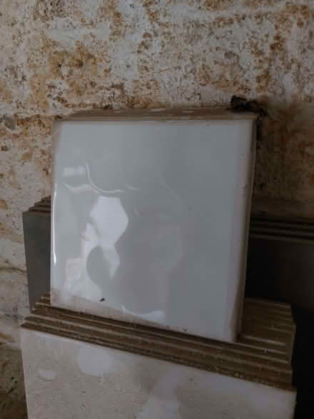 Photo of free 17 white wall tiles (Wymondham NR18) #1