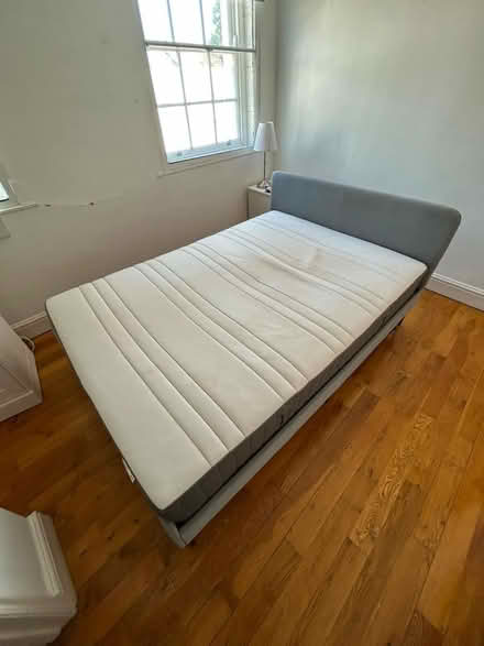 Photo of free Bed frame + mattress (Angel N1) #1