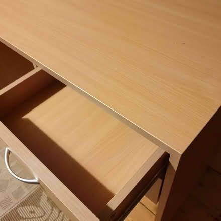 Photo of free 2 Drawer Desk, beech effect (Westbere CT2) #4