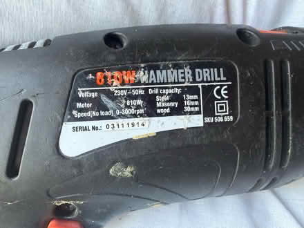 Photo of free Hammer drill (Calcot RG31) #2