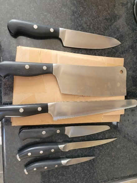 Photo of free Selection of kitchen knives (will need to be over 21) (Shenley Fields B29) #1