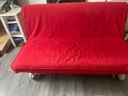 Photo of free Ikea red sofa (Kilburn NW6 7 XP) #1