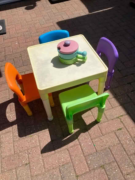 Photo of free Children’s table and chairs (Horley) #1