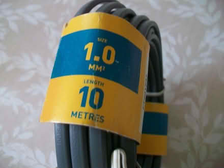Photo of free ELECTRICAL CABLE TWIN & EARTH 1mm X 10mtrs. (Wombourne WV5) #2