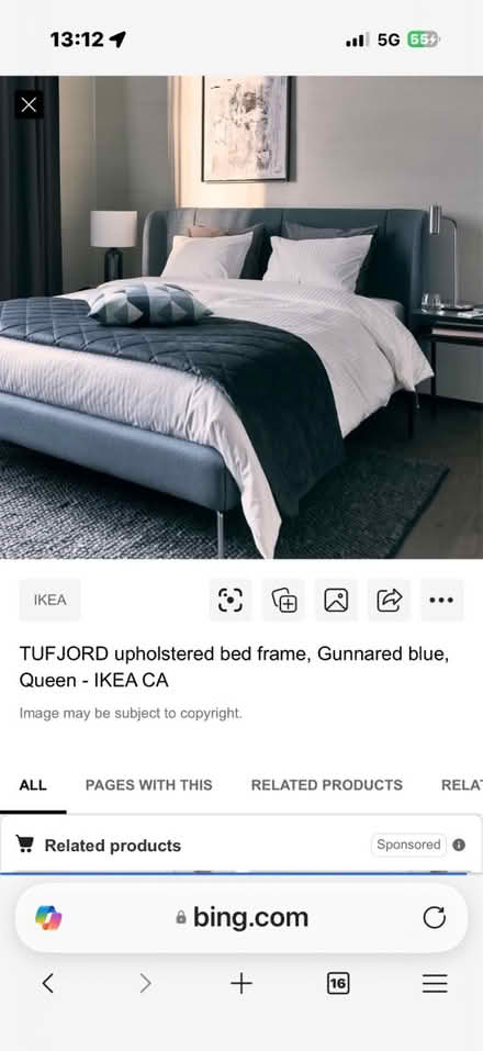 Photo of free IKEA TUFJORD King size bed (North Reston) #1