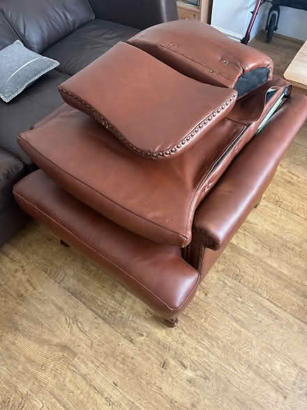 Photo of free Leather armchair (North Watford WD24) #2