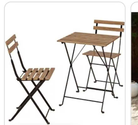 Photo of bistro set (Stockbridge EH3) #1