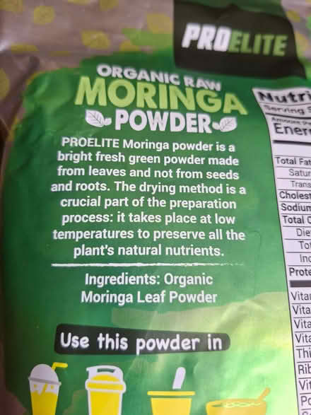 Photo of free Organic Moringa Powder - unopened superfood supplement (Pilton EH4) #4