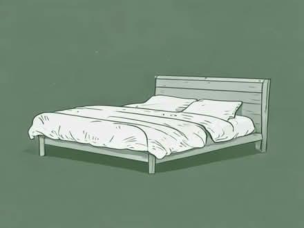 Photo of free King size pine bed. (Fenwick DN6) #1