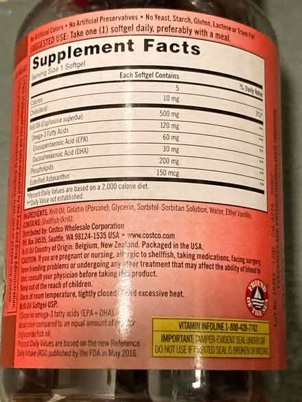Photo of free Krill oil gel capsules (Petworth/ Park View) #2