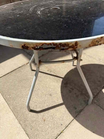 Photo of free Outdoor table (West Felton SY11) #3