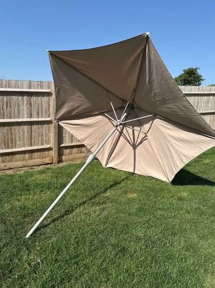 Photo of free Large Beige Garden Parasol (Borden ME9) #1