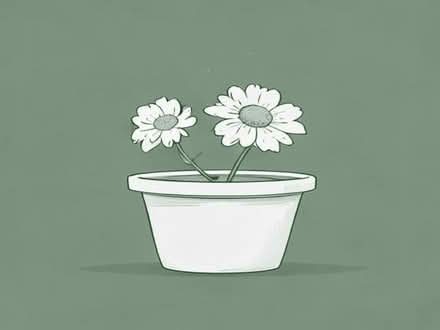 Photo of Old Plastic Flower Pots (Forest Wood LD8) #1