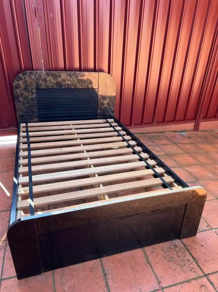 Photo of free Double bed frame Timber (Balwyn North) #1