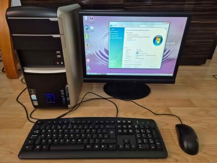 Photo of free Basic old desktop PC with monitor, keyboard and mouse (Norcot RG30) #1