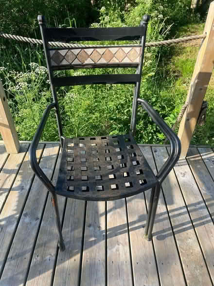 Photo of free Metal garden chairs (Caldy Valley CH3) #1