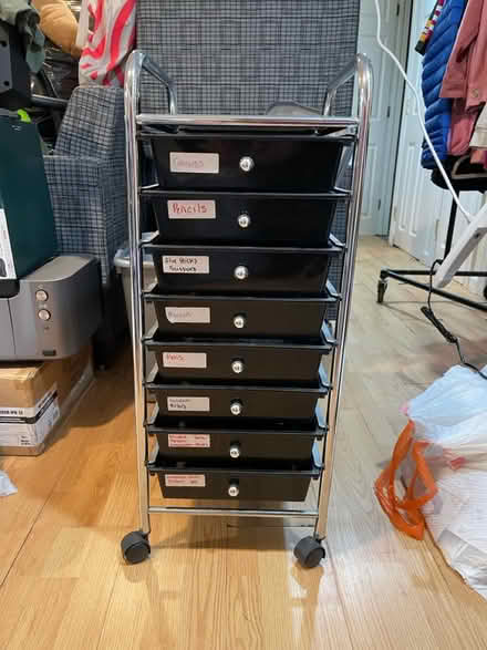Photo of free 8 drawer rolling storage cart (Plainview) #1