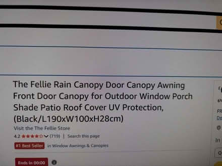 Photo of free Fellow Door Canopy (Penrith CA11) #2