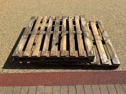 Photo of free 2 wooden pallets (Kirkcaldy KY2) #1