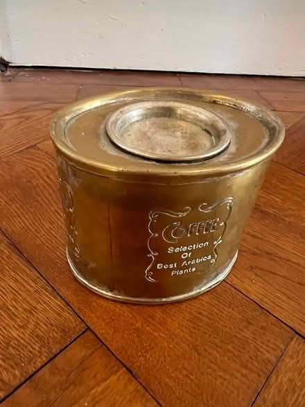 Photo of free Brass coffee caddy (Latchford WA4) #4