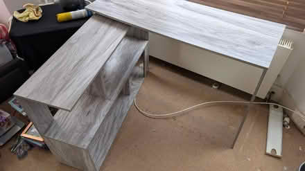 Photo of free Desk and shelving unit (SW4) #2