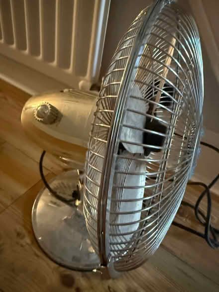 Photo of free Chrome desk fan (Central Watford WD17) #2