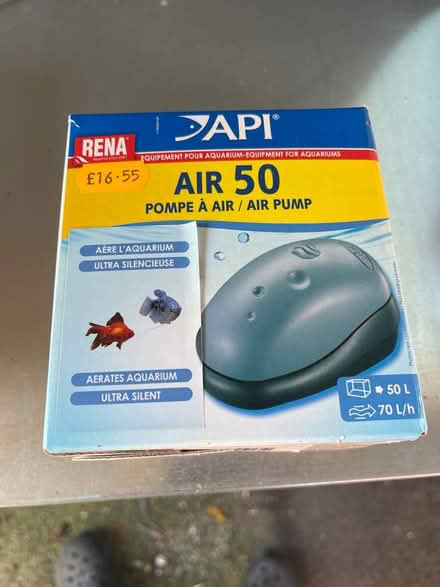 Photo of free Fishbowl filter and air pump (DE56 - Duffield) #1
