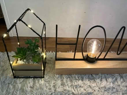 Photo of free Light up home sign and plants (Dagenham RM9) #2