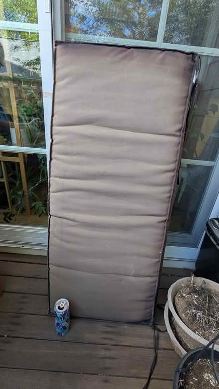 Photo of free Outdoor bench cushion (North Cambridge) #1