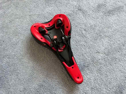 Photo of free red and black bike seat (North Bersted PO22) #2