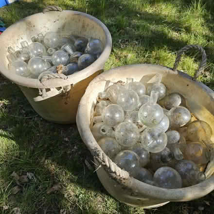 Photo of free Two tubs of unusual glass bottles, 13cm high (Westbere CT2) #2