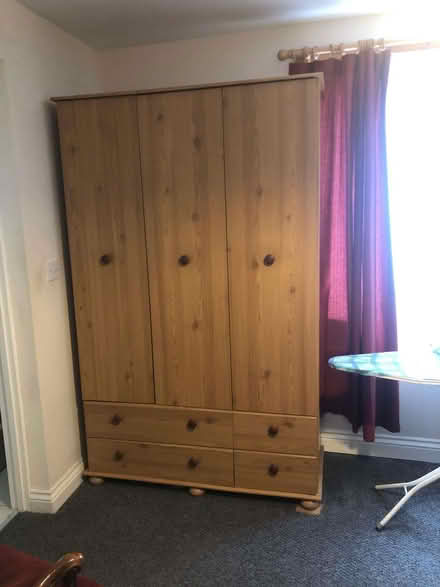 Photo of free Wooden wardrobe with multiple drawers (Selhurst CR0) #2